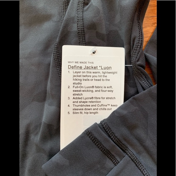 🍋Lululemon Define Jacket-Incognito Camo Multi-6/10🍋 - Picture 15 of 16
